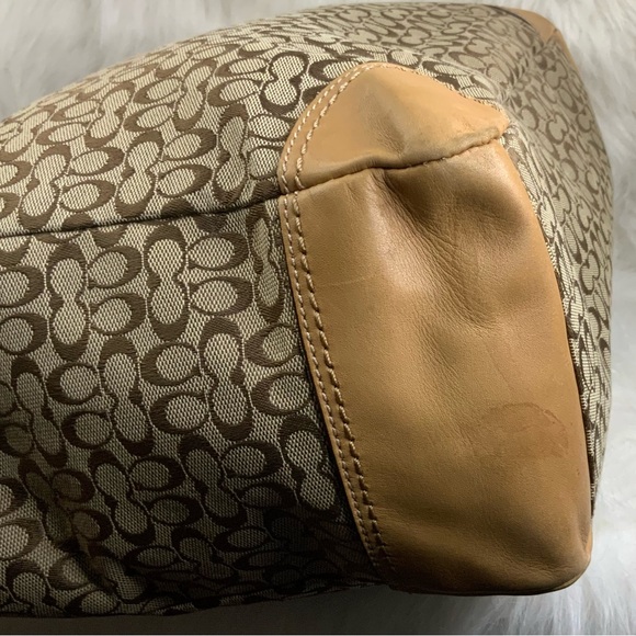 Coach Khaki Signature Multi-functional Tote bag (EUC) - Picture 16 of 17